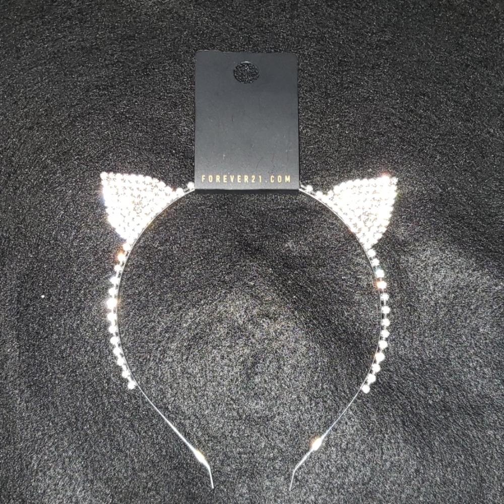🆕️Cat ear bling headband and Happy Birthday headband